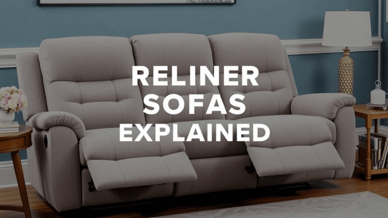 Recliner Sofas Explained: Types, Sizes, Comfort & Buying Guide for UK Homes